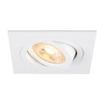 SLV New Tria 75 Faretti Aluminium Bianca Piazza | Ritaglio 75mm - Adatto per 1x GU10 