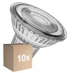 Confezione Multipack 10x Ledvance Faretti LED GU10 PAR16 7W 750lm 36D - 840 Bianco Freddo | Dimmerabile - Sostitutiva 100W