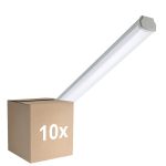 Confezione Multipack 10x Philips Stagna LED Ledinaire WT060C 46W 5600lm - 840 Bianco Freddo | 150cm - 1x Cablaggio Entra/Esci