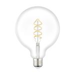 Eglo LED E27 Pera Chiara Filamento 7.3W 806lm - 827 Bianco Molto Caldo | Sostitutiva 60W