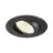 SLV New Tria 68 Faretti Aluminium Nero Il Giro 8.3W 750lm 60D - 930 Luce Calda -  | Ritaglio 68mm -  Miglior Resa Cromatica - Dimmerabile 