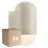 Confezione Multipack 6x Nordlux Heka Luce Da Parete Aluminium Sanded |IP54 - Adatto per E27