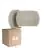 Confezione Multipack 6x Nordlux Belir Luce Da Parete Metallo Marrone Up & Down | Adatto per 2x G9