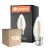 Confezione Multipack 10x Ledvance Classic Performance LED Bulbo B22d Candela Filamento Chiara 4W 470lm - 827 Bianco Molto Caldo | Sostitutiva 40W