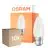 Confezione Multipack 10x Osram LED B22D Candela Filamento Ghiaccio 4W 470lm - 827 Bianco Molto Caldo | Sostitutiva 40W