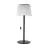 Eglo Lampada Da Tavolo Scordiano Solar Acciaio Nero 2W 220lm - 830-840-865 CCT | IP44 - USB-C