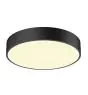 SLV Medo Pro 40 Parete e Luce da soffitto Aluminium Nero Il Giro 19W 2650lm - 930-940 CCT | IP50 - Miglior Resa Cromatica - Dimmerabile 