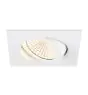 SLV New Tria 68 Faretti Aluminium Bianca Piazza 8.3W 705lm 60D - 927 Bianco Molto Caldo | Ritaglio 68mm - Miglior Resa Cromatica - Dimmerabile 
