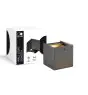 D'Lite Luce Da Parete Elingen Aluminium Nero Up & Down 4.9W 480lm - 830 Luce Calda -  | IP65 - Sensore Di Luce