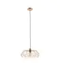 Eglo Luce Pendente Carlton 2 Acciaio Rame | IP20 - Adatto per 1x E27 