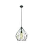 Eglo Luce Pendente Carlton Acciaio Nero | IP20 - Adatto per 1x E27 