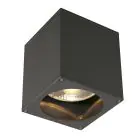 SLV Big Theo Soffitto Faretti Aluminium Antracite | Esterni - IP44 - Adatto per 1x GU10 Max. 75W - Dimmerabile