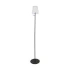 Eglo Lampada da terra Scordiano-L Solar Acciaio Nero 2W 220lm - 830-840-865 CCT | IP44 - USB-C
